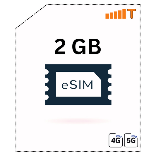 2GB eSIM Data for Spain