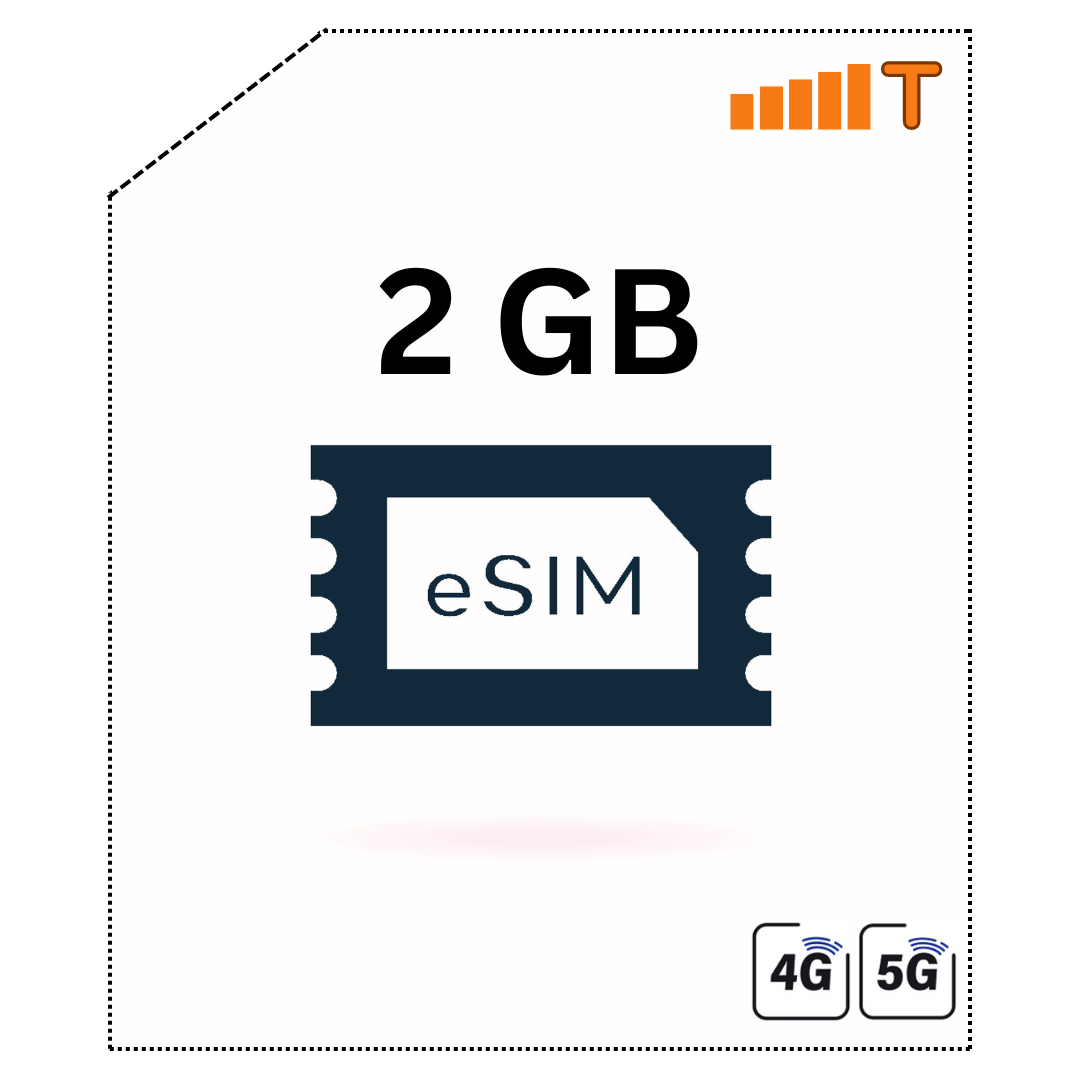 2GB eSIM Data for Turkey